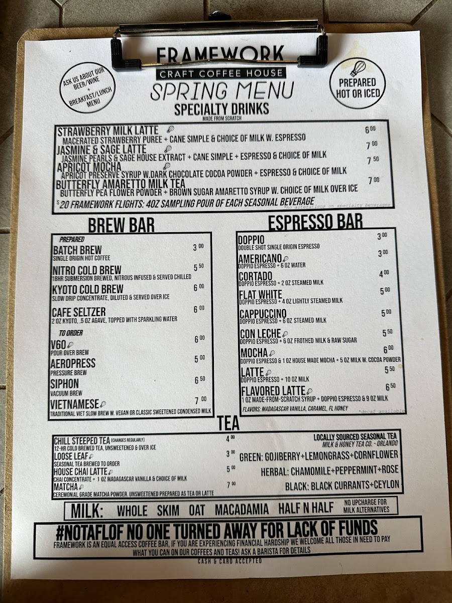 Menu Framework Craft Coffee House-10